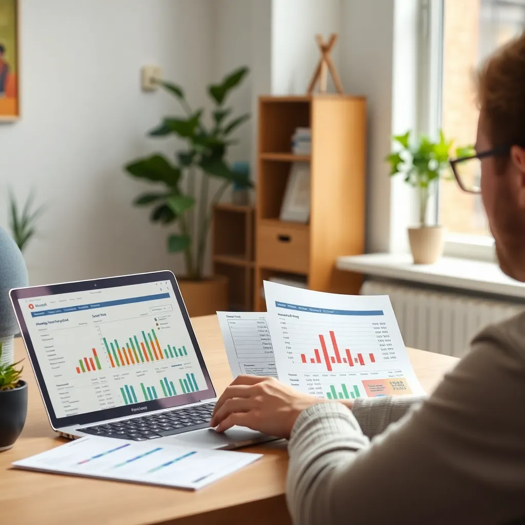 Nederlandse supermarkt met prijsvergelijking op smartphone